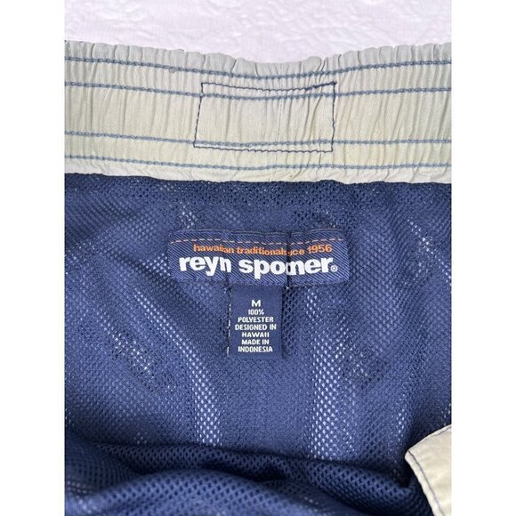 Reyn Spooner Mens Gray Seahorse Print Swim Shorts Size Medium - Picture 8 of 10